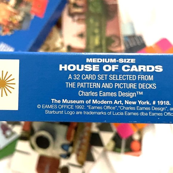 House of Cards: MoMA, VINTAGE 1992, Medium Decks, Charles Eames, 32 Complete set - Picture 6 of 7